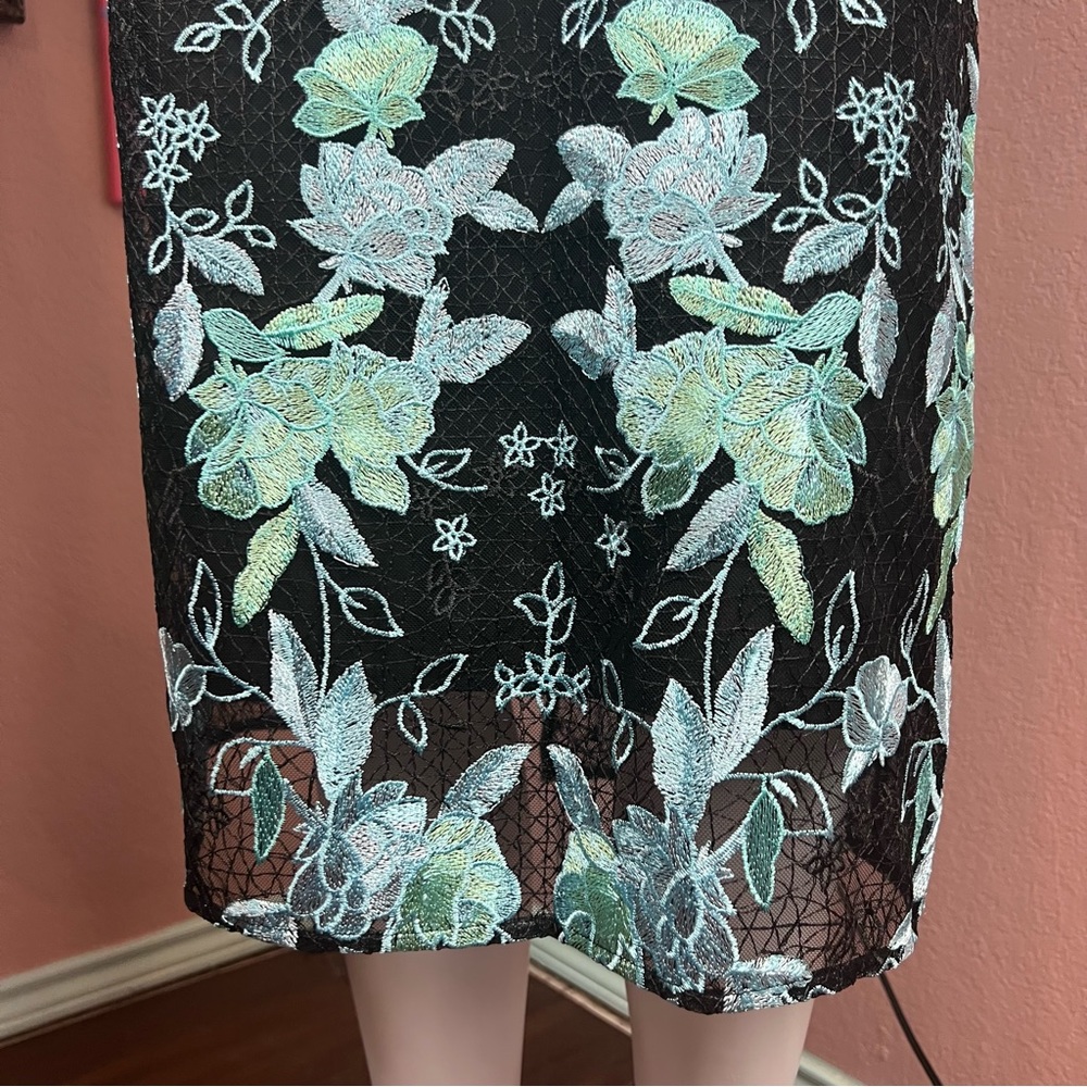NWT Marchesa Note Cutout EmbroideredTulle Dress - Picture 15 of 16